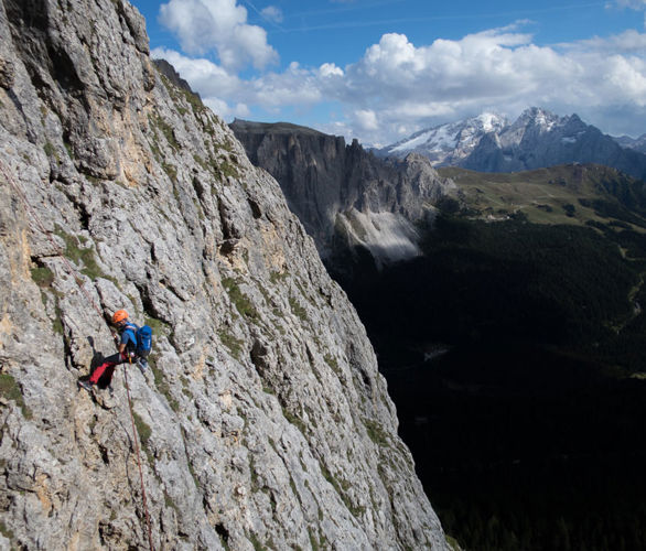 Kletterurlaub in den Dolomiten