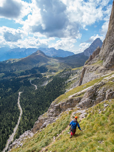 Kletterurlaub in den Dolomiten