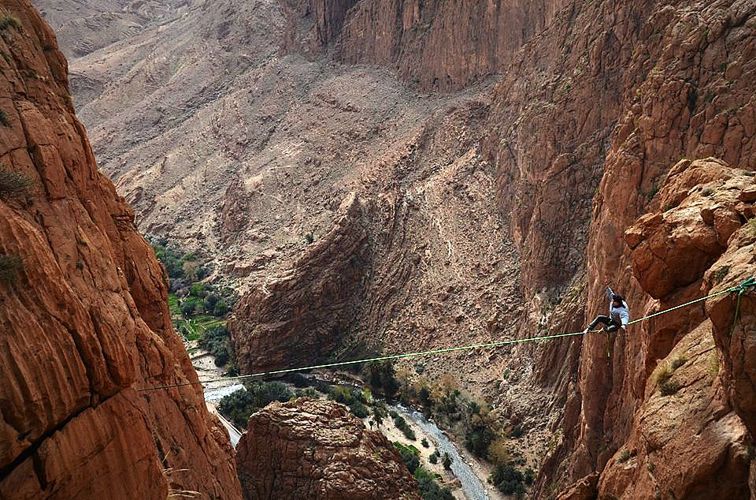 KLETTERN UND SLACKLINE IN MAROKKO