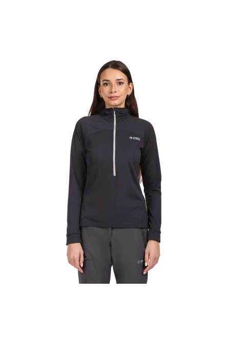 Fotogalerie Damen Leichtes Outdoor-Shirt NEVADA LADY anthracite