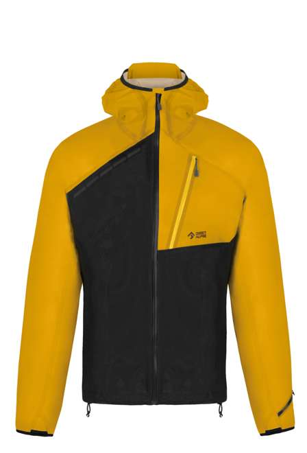 Fotogalerie Wasserdichte Herren-Hardshelljacke  CYCLONE black/mango