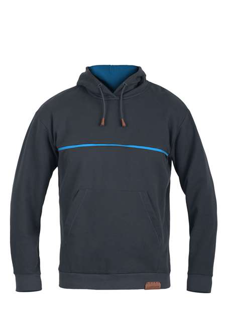 Fotogalerie Herren Sweatshirt HOODIE grey/ocean