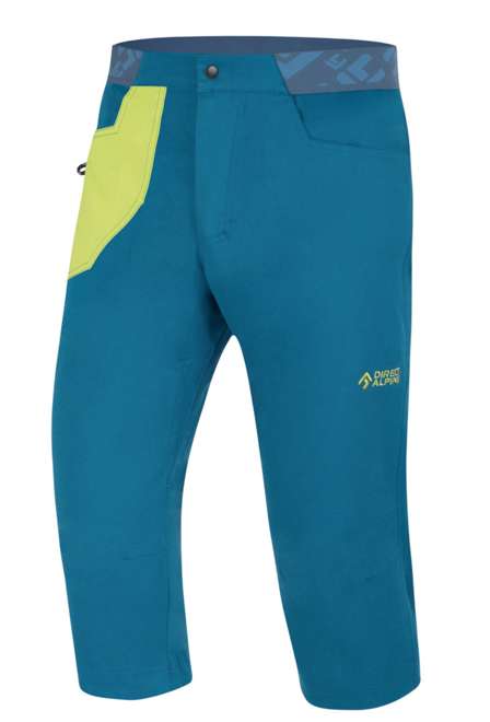 Fotogalerie Herren-Kletterhose CAMPUS 3/4 petrol/lime