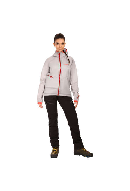 Fotogalerie Wasserdichte und ultraleichte Damen-Hardshelljacke CYCLONE LADY CYCLONE grey/palisander