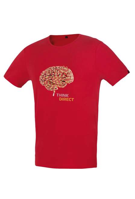 Fotogalerie Herren-Baumwollshirt FLASH brick (Brain)