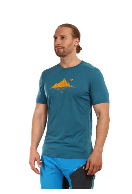 Fotogalerie Herrenshirt aus Merino FURRY emerald (Glacial lake)