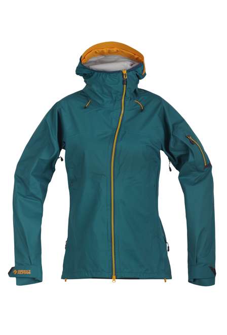 Fotogalerie Damen-Hardshelljacke GUIDE LADY emerald/mango