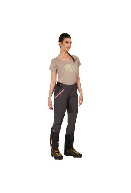 Fotogalerie Damen Outdoor-Hose REBEL LADY anthracite/coral