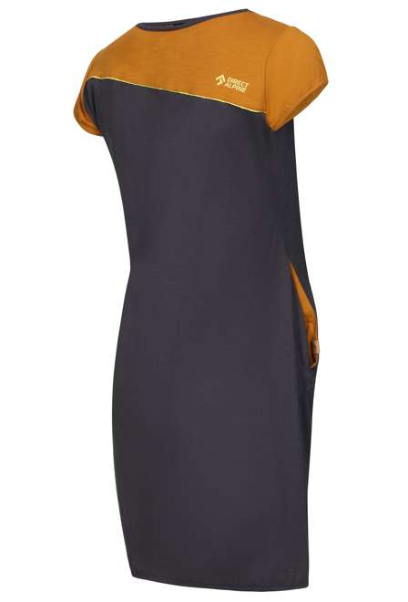 Fotogalerie Damen Kleid FLOWY LADY anthracite/caramel