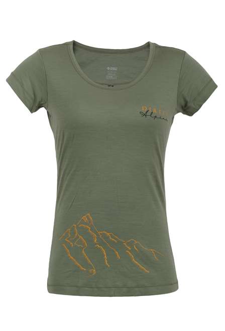 Fotogalerie Damen-Funktionsshirt aus Merino FURRY LADY khaki (Hillside)