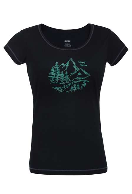 Fotogalerie Damen-Funktionsshirt aus Merino FURRY LADY black (Nature)