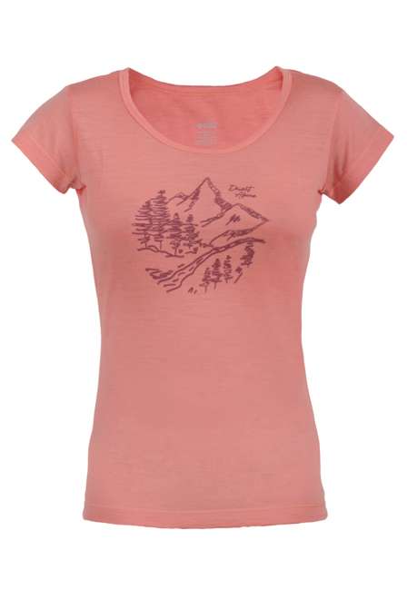 Fotogalerie Damen-Funktionsshirt aus Merino FURRY LADY coral (Nature)