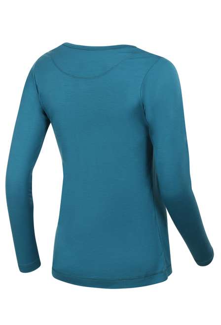 Fotogalerie Damen-Merinoshirt  FURRY LONG LADY emerald (Glacial lake)