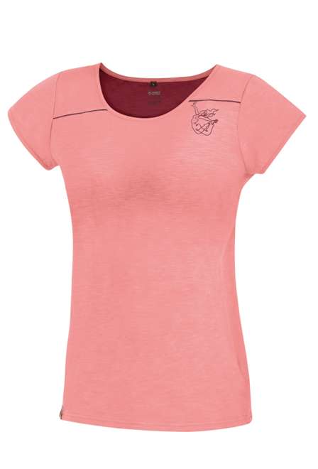 Fotogalerie Damen-T-shirt YOGA FREE ELADY coral