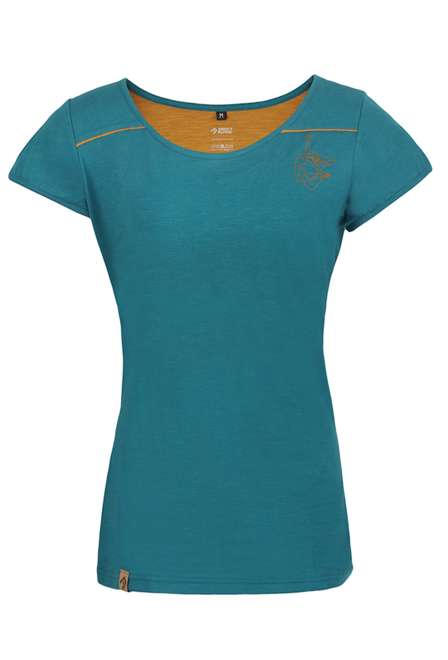 Fotogalerie Damen-T-shirt YOGA FREE LADY emerald