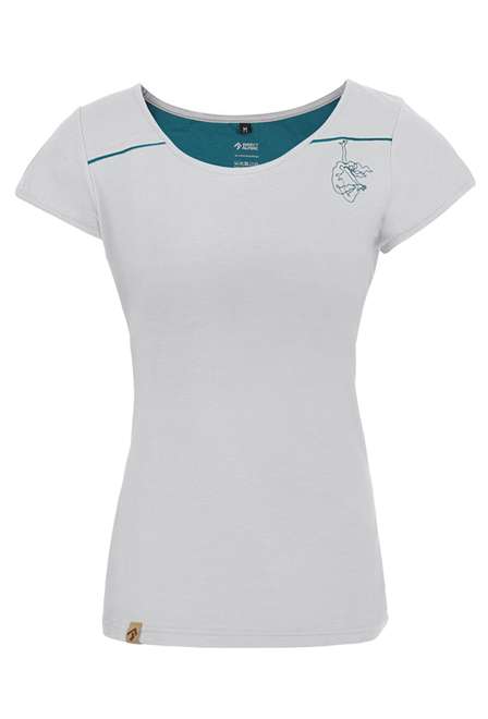 Fotogalerie Damen-T-shirt YOGA FREE LADY grey