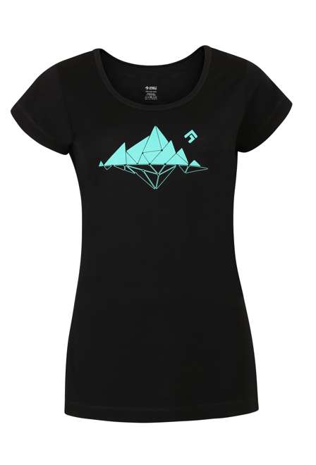 Fotogalerie Damen-Funktionsshirt aus Merino FURRY LADY black (Glacial lake)