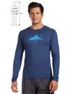 Fotogalerie Herren Merino-Shirt  FURRY LONG navy (Glacial lake)