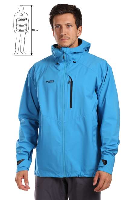 Fotogalerie Herren wasserdichte Hardshelljacke COMET ocean