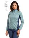 Fotogalerie Damen-Fleece-Sweatshirt SELLA LADY arctic/navy