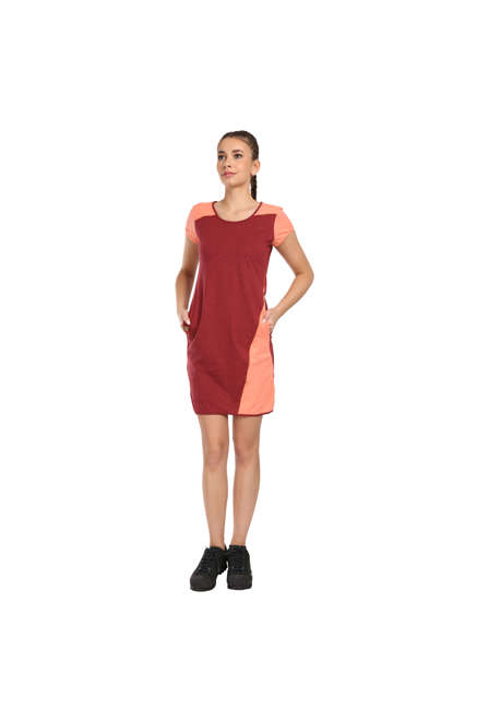 Fotogalerie Damen Kleid FLOWY LADY anthracite/caramel